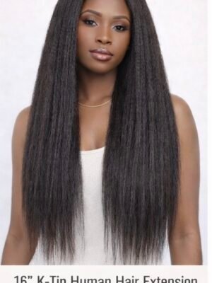 K-Tip Human Hair Extension Pre-Bonded Kinky Straight