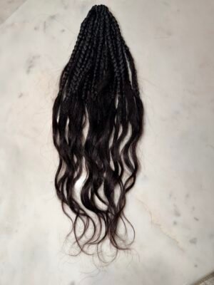 10 Inch Mermaid Crochet Bob Braids with Human Hair