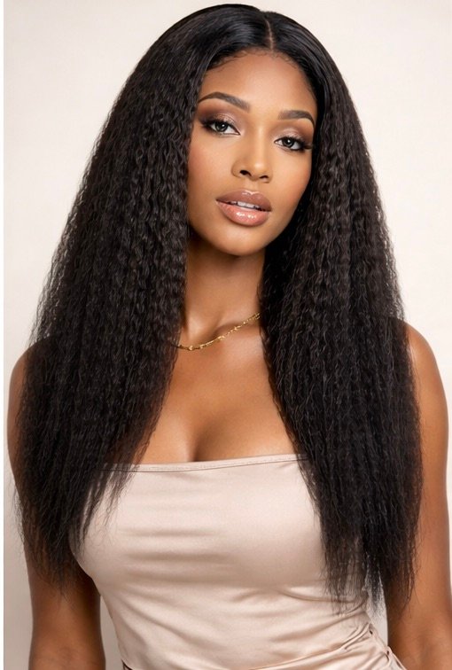 16 to 20 inch kinky straight feather crochet human hair NiCa Collection