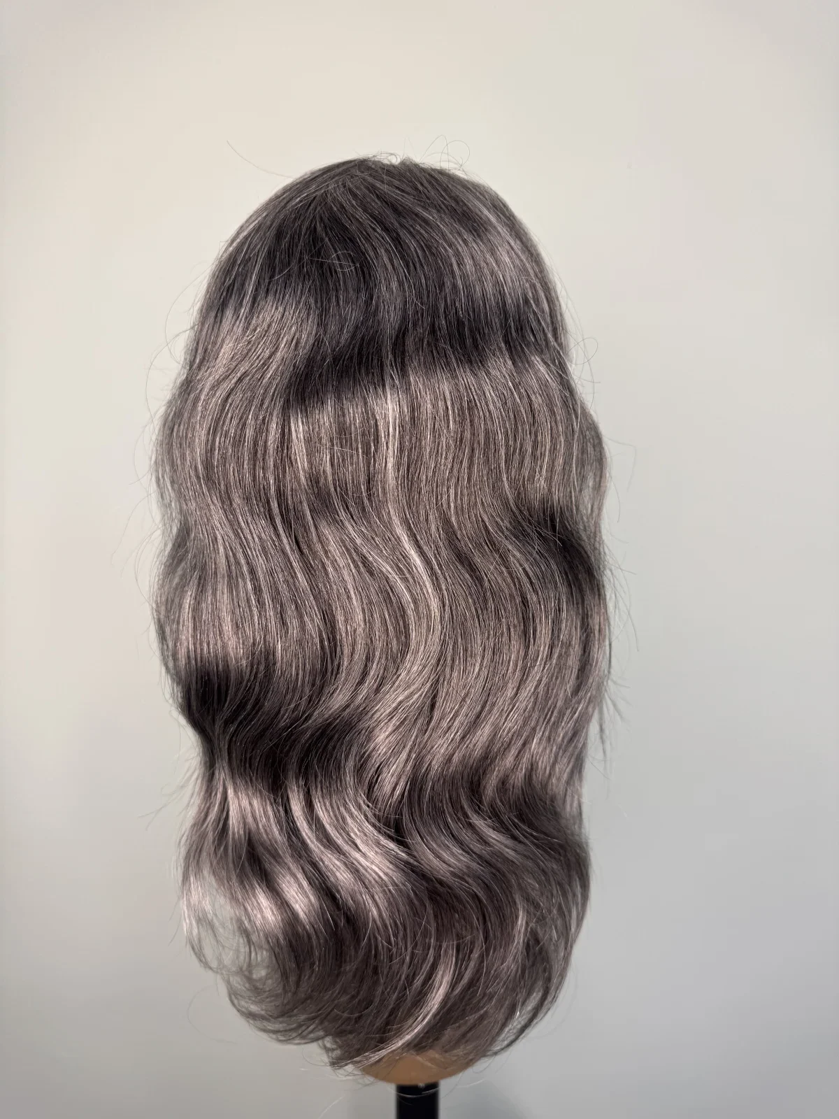 Brazilian Body Wave Lace Front Wig (12”) – Salt & Pepper (1B/Gray Blend) | 150% Density | - Image 2